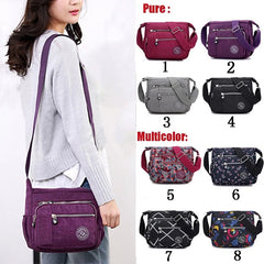 Women High Messenger Bag Waterproof Cloth Bag Shoulder Bag