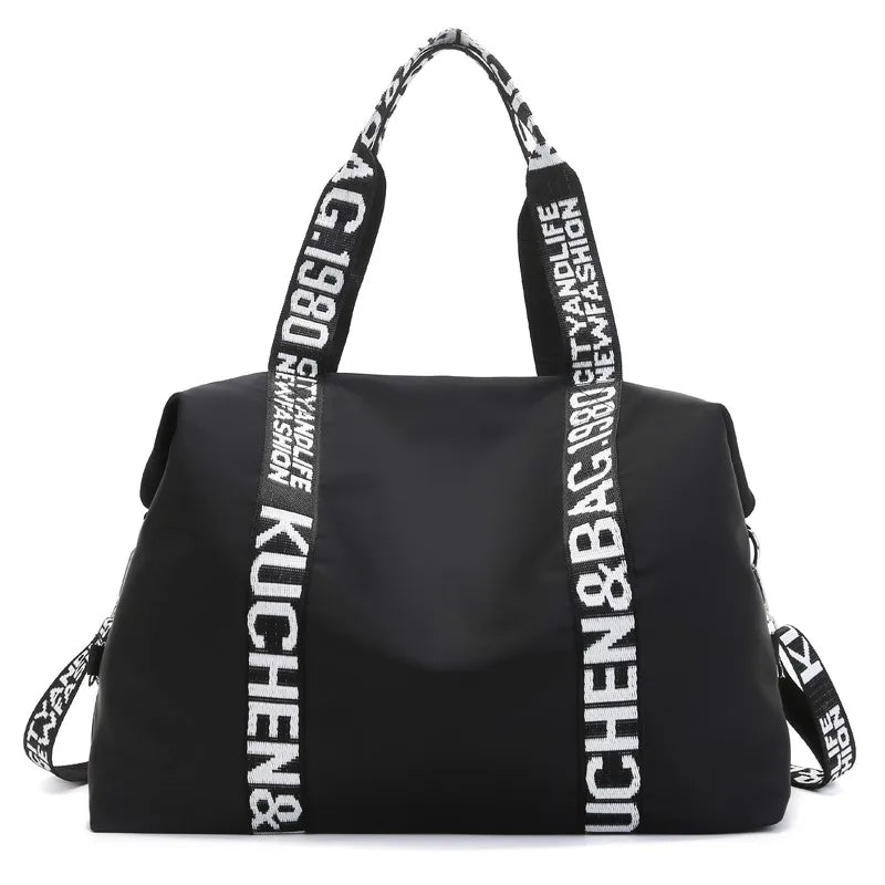 Women High Nylon Shoulder Bags Large Capacity Casual Tote Handbag