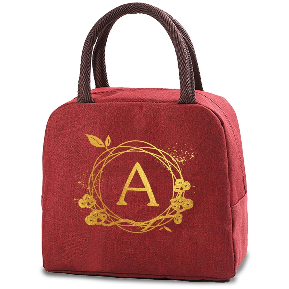 Women Insulated Work Lunch Bag Child Food Thermal Handbags Organizer