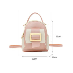 Women Ladies Soft Leather Crossbody Bag Small Backpack Shoulder Bags