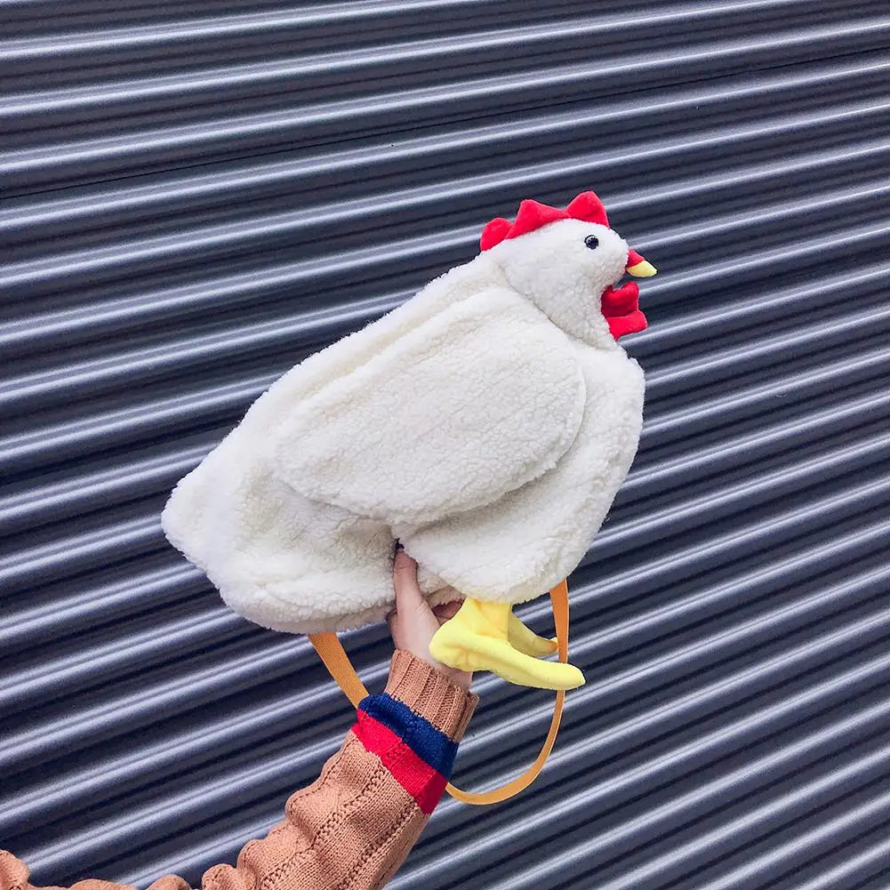 Women Chicken Mini Chain Bag Shoulder Crossbody Tote Handbag