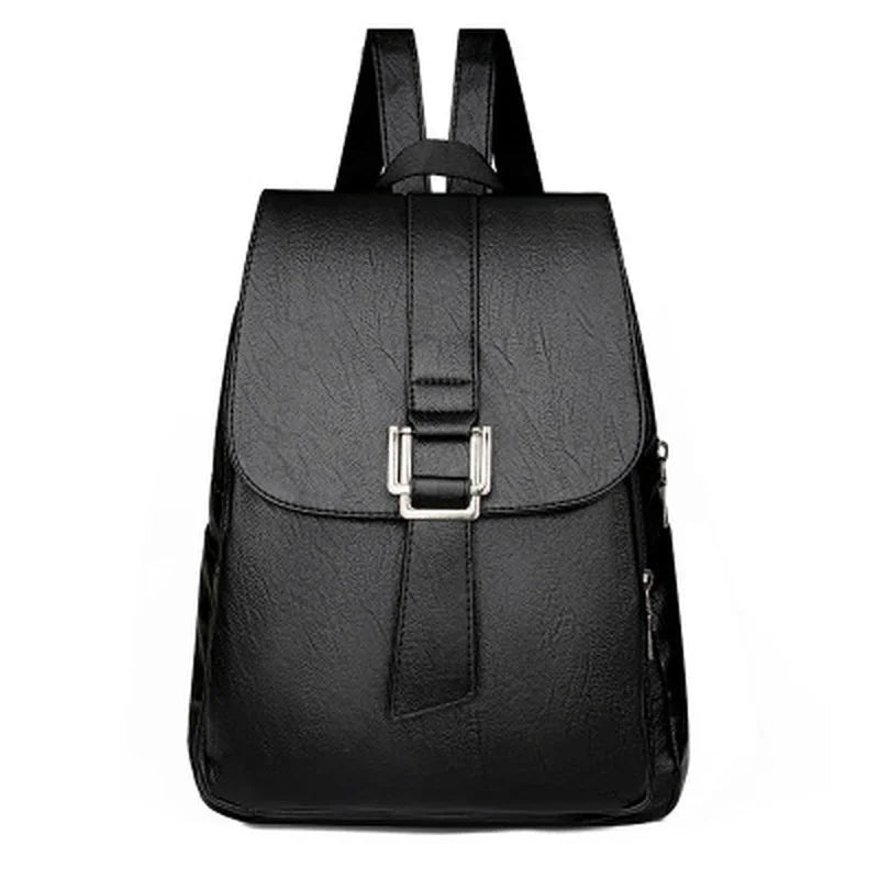 Women PU Leather Small Backpack School Shoulder Bag Pack Students Backpack