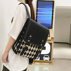 Women Large Capacity Backpack Purses High Leather Female Vintage Bag School Bags
