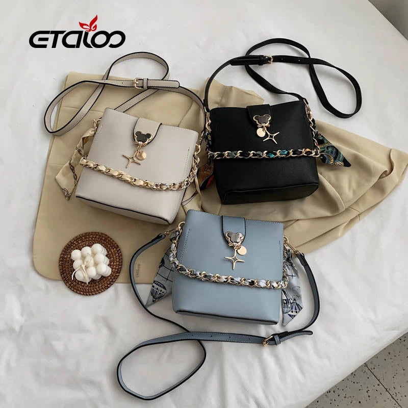 Large Capacity Bucket Crossbody Bag Mini Shoulder Bag