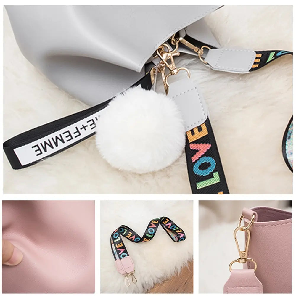 Women Large Capacity Crossbody Bag Mini Shoulder Handbag