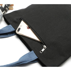 Women Large Capacity Cowboy Handbag High Quality Denim Shoulder Bag