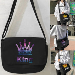 Large Capacity Crossbody Bag Canvas Shoulder Messenger Unisex