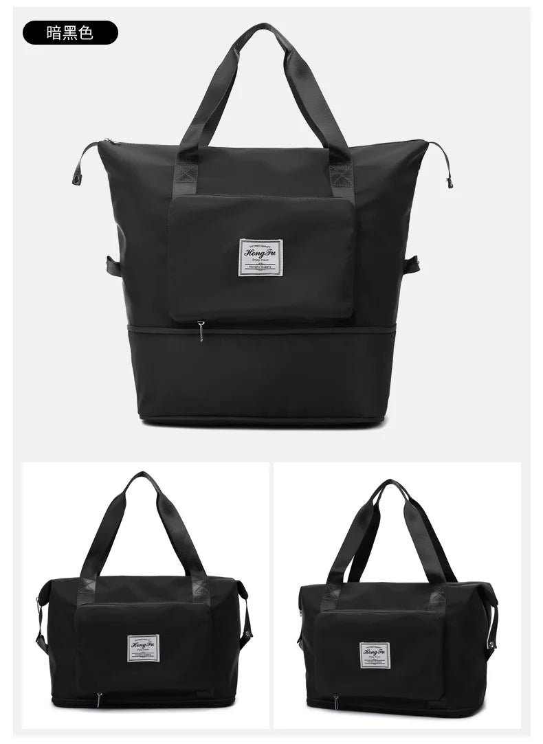 Women Large Capacity Duffle Bags - Foldable Travel Bags