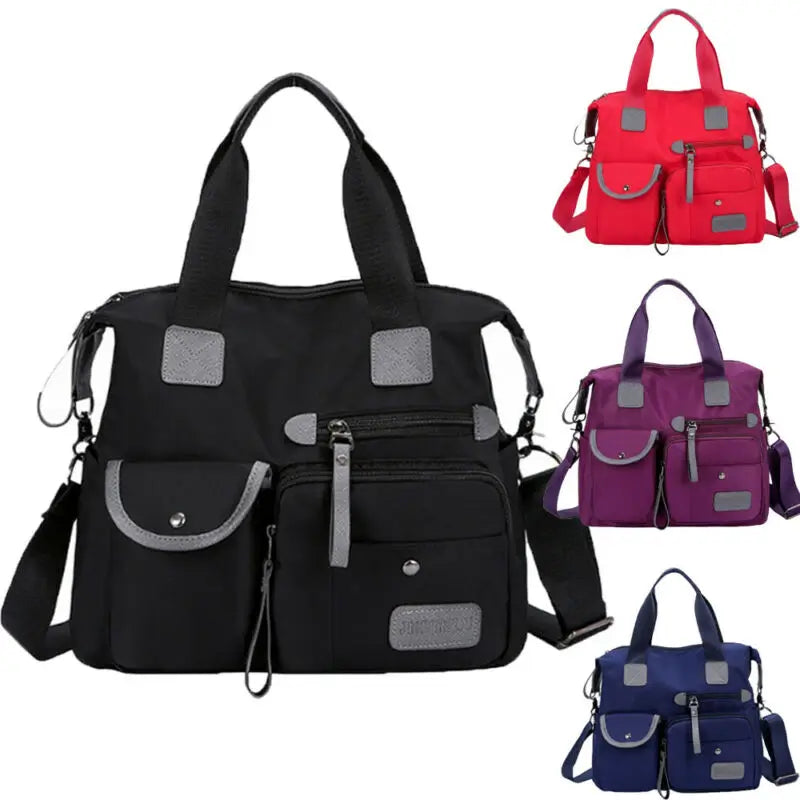 Women Large Capacity Nylon Shoulder Bags Messenger Waterproof Crossbody Bags