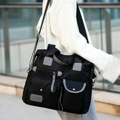 Women Large Capacity Nylon Shoulder Bags Messenger Waterproof Crossbody Bags