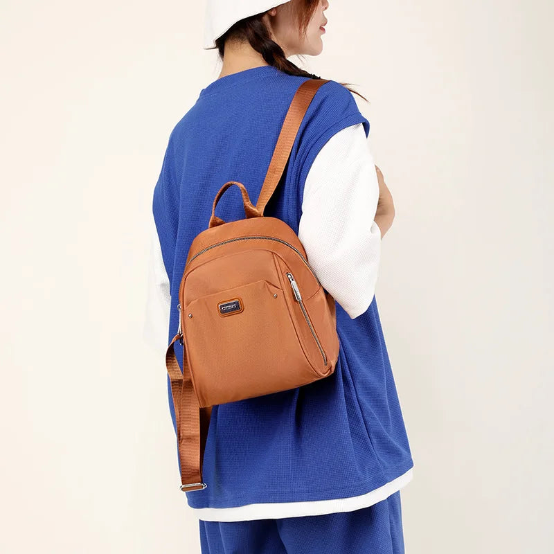 Women Large Capacity Backpack Shoulder Tote Handbags Lightweight