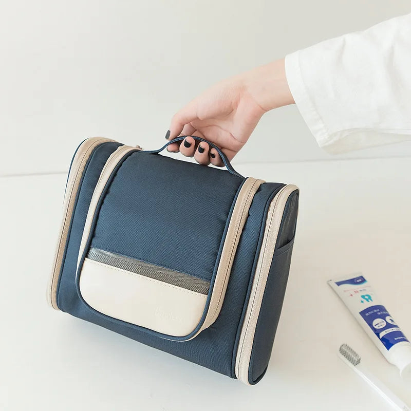 Large Cosmetic Bag Travel Organizer Toiletry Handbag Makeup Storage Pouch