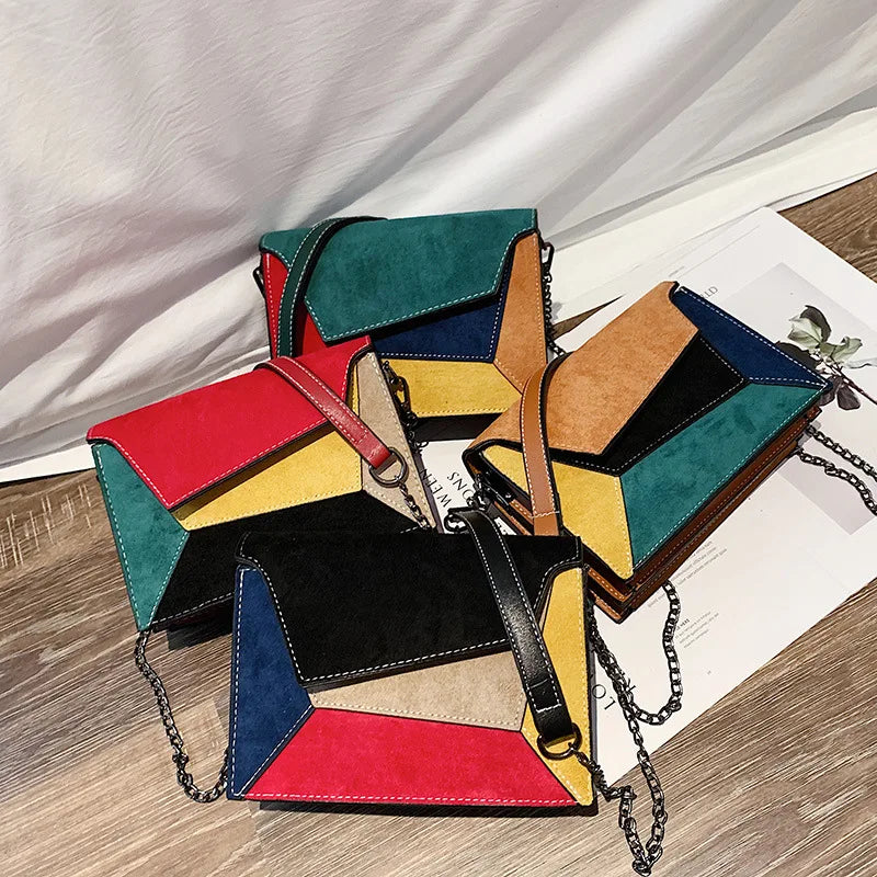 Women Leather Handbags Frosted One Shoulder Crossbody Bag