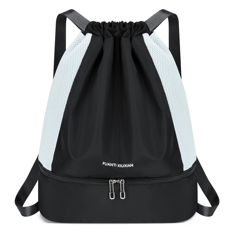 Women Nylon Backpacks Large-capacity Drawstring Backpack