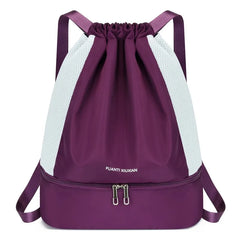 Women Nylon Backpacks Large-capacity Drawstring Backpack