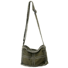 Canvas Shoulder Bag Vintage Crossbody Purse for Girls