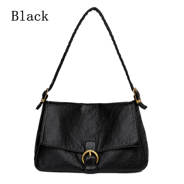 Soft Leather Women Handbags Tote Bag Large Capacity Shoulder Bags