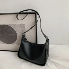 Women Medium Crossbody Bag PU Leather Adjustable Strap Purses