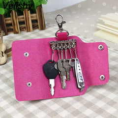 Women Men Key Holders Organizer 5 Colors Key Wallets Key pouch Car Keychain