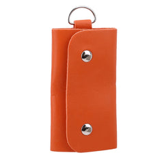 Patent Leather Key Holder Organizer Manager Buckle Key Wallet Case