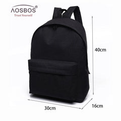 Canvas Backpack School Bag for Teenagers College Student
