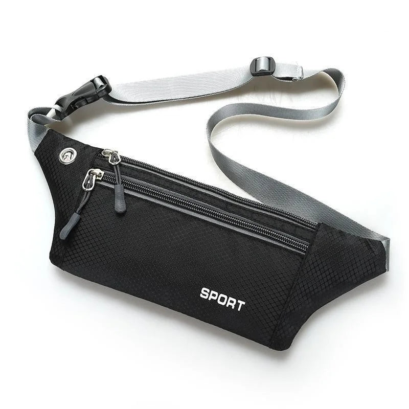 Women Men Waist Bag Fanny Pack Multi-function Pockets Outdoor Sport