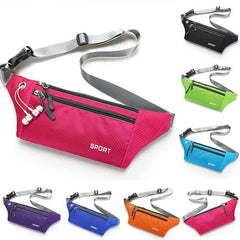 Women Men Waist Bag Fanny Pack Multi-function Pockets Outdoor Sport