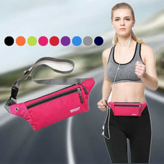 Women Men Waist Bag Fanny Pack Multi-function Pockets Outdoor Sport