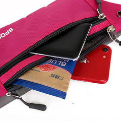 Women Men Waist Bag Fanny Pack Multi-function Pockets Outdoor Sport