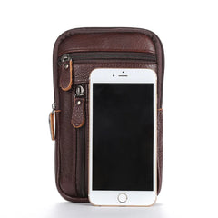 Leather Waist Packs Phone Pouch Bags Waist Bag Chest Shoulder Belt Bag