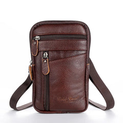 Leather Waist Packs Phone Pouch Bags Waist Bag Chest Shoulder Belt Bag