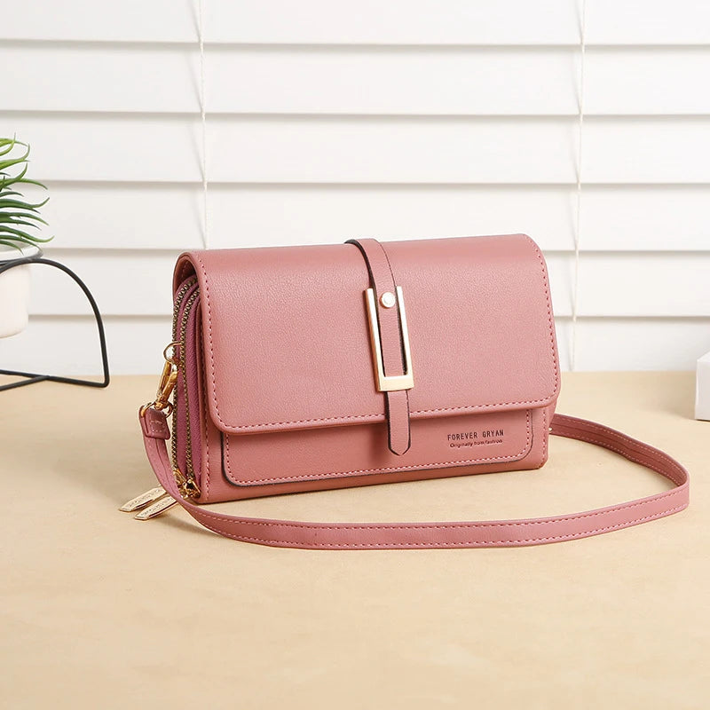 Large Capacity Women Messenger Bag Double-layer Handbag for Girls