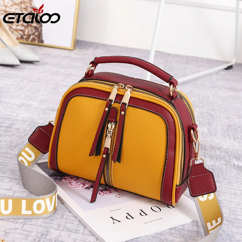 Leather Shoulder Bag Women's Handbag Purse Satchel Tote Bag