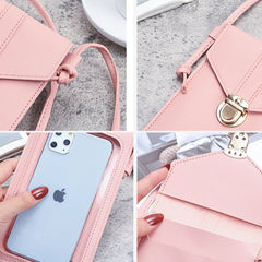 Women Messenger Bags Touch Screen Mobile Phone Bag