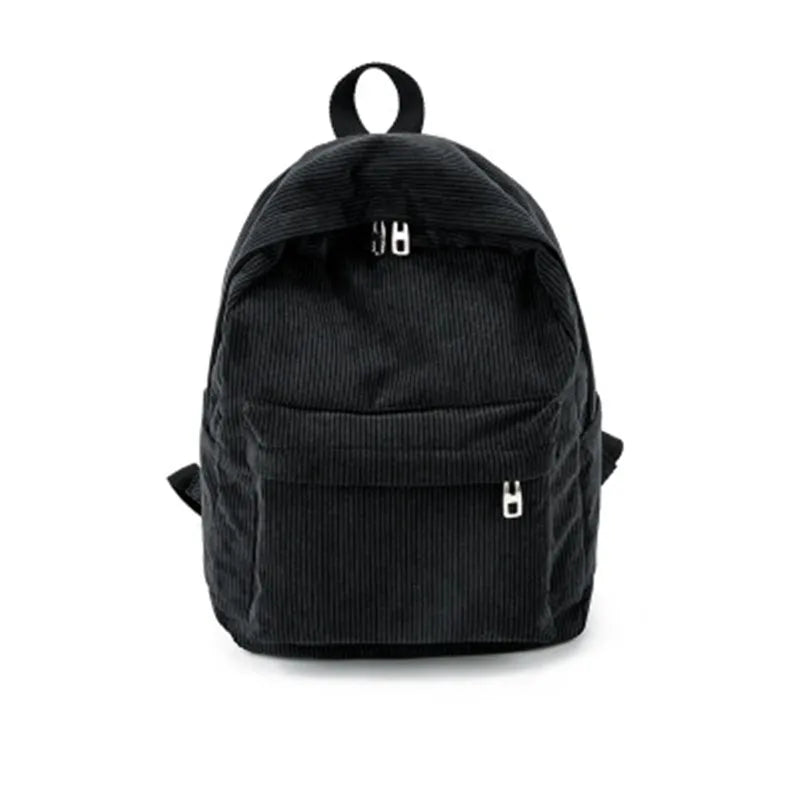 Women's Corduroy Mini Backpack, Small Casual Shoulder Bag