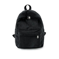Women's Corduroy Mini Backpack, Small Casual Shoulder Bag