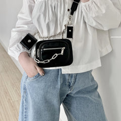 Women Mini Crossbody Bag Chain Shoulder Bags Messenger Bag