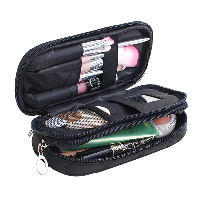 Women Cosmetic Bag Travel Organizer Makeup Clutch Waterproof Toiletry Pouch