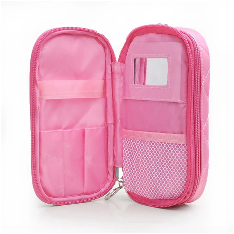 Women Cosmetic Bag Travel Organizer Makeup Clutch Waterproof Toiletry Pouch