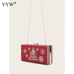 Diamond Clutch Bag Chain Wedding Dinner Handbag