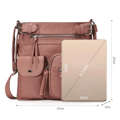 Women Pockets Handbag Crossbody Bag Casual Shoulder Bag