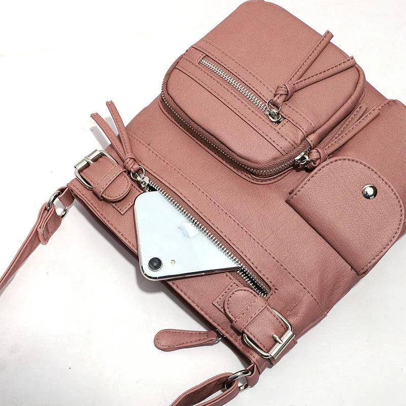 Women Pockets Handbag Crossbody Bag Casual Shoulder Bag