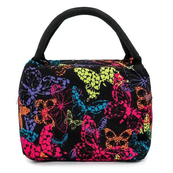 Women Portable Insulated Thicken Lunch Box Bag