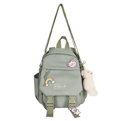 Women Nylon Convertible Backpack Shoulder Bags Ladies Daypack