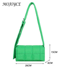 Soft Shoulder Bag Underarm Bag Flap Clutch Bag