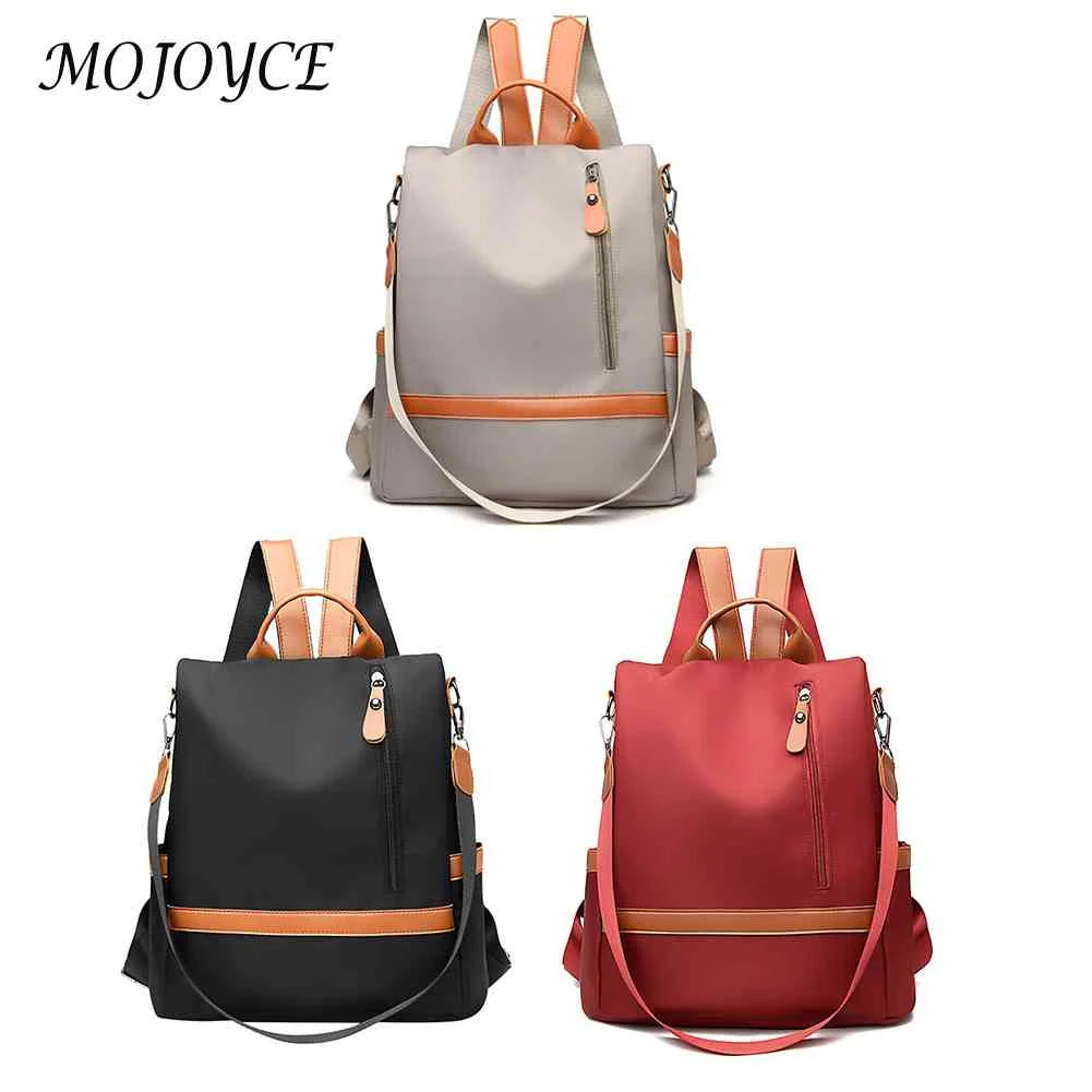Nylon School Bag Large Capacity Backpack Women Handbag Laptop Bag