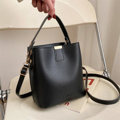 Women PU Leather Handbag Casual Tote Bag Lady Messenger Shoulder Bag