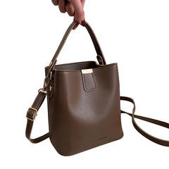 Women PU Leather Handbag Casual Tote Bag Lady Messenger Shoulder Bag