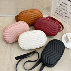 Women PU Leather Waist Pack Female Waist Bag Fanny Pack