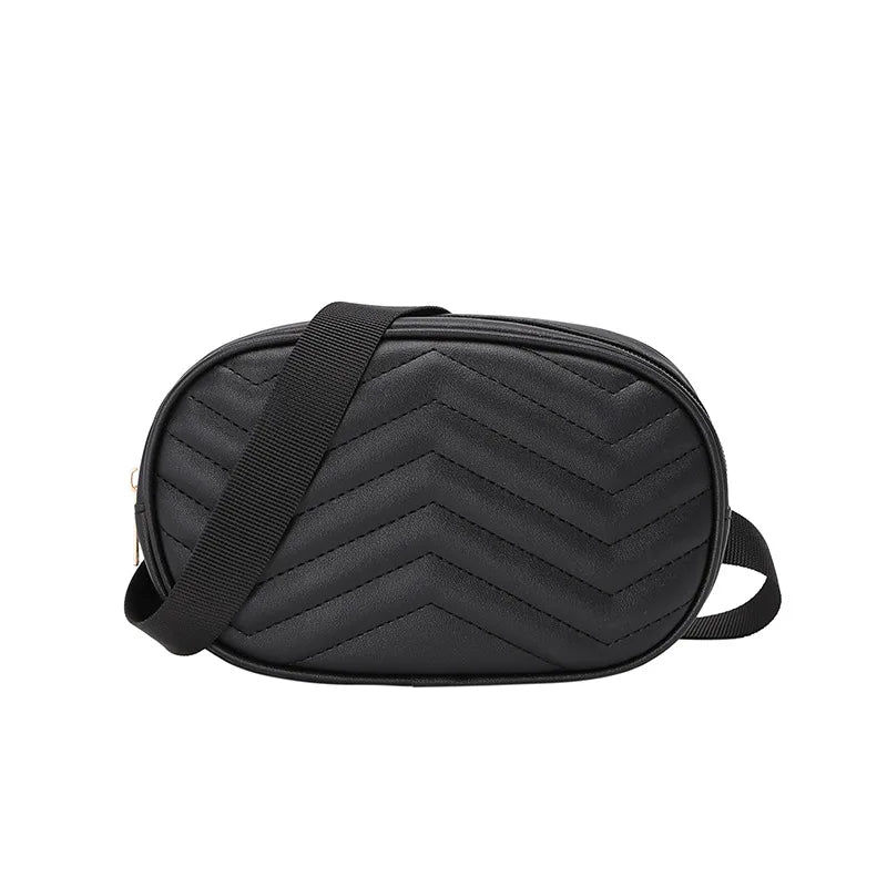 Women PU Leather Waist Pack Female Waist Bag Fanny Pack